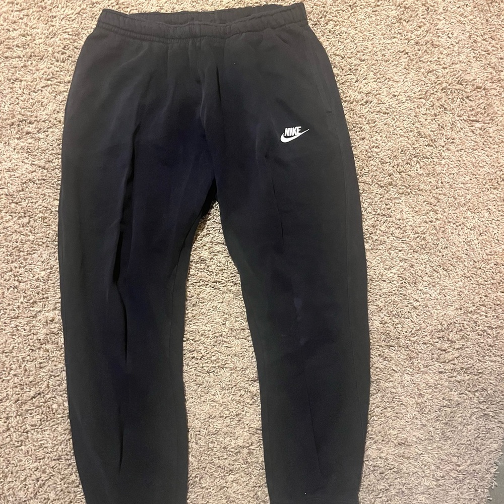 Nike Black Sweatpants with Elastic Waistband